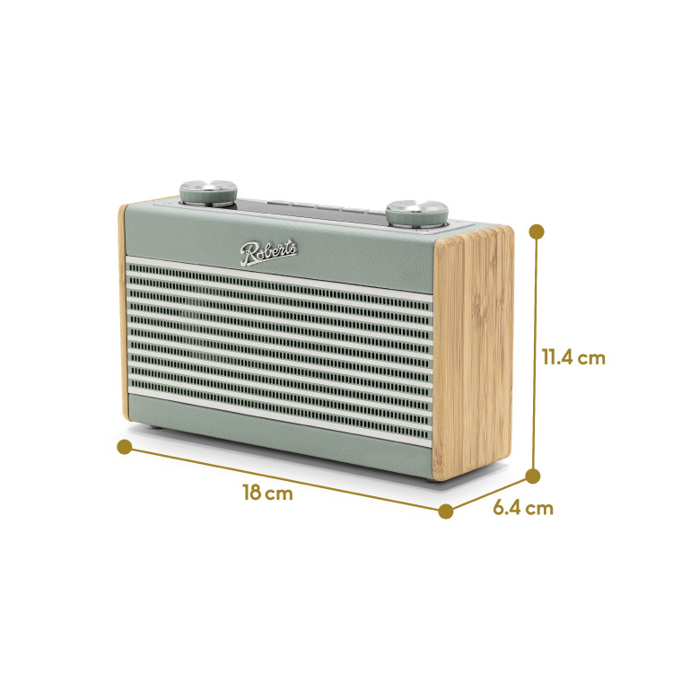 Roberts Rambler Uno, DAB+/FM/BT radio - Duck Egg Blue Roberts Rambler Uno, DAB+/FM/BT radio - Duck Egg Blue