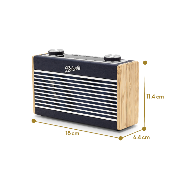 Roberts Rambler Uno, DAB+/FM/BT radio - Navy Blue