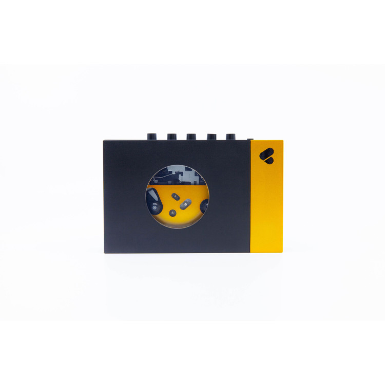 We Are Rewind AMY, draagbare BT cassettespeler Zwart/Geel We Are Rewind AMY, draagbare BT cassettespeler Zwart/Geel