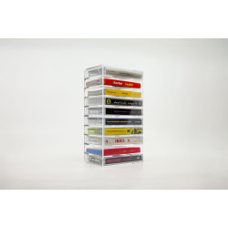 We Are Rewind RACK-001-T1, cassette rack, transparent We Are Rewind RACK-001-T1, cassette rack, transparent