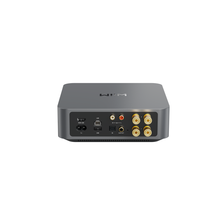 WiiM Amp amplifier ( incl. Voice Remote) - Space Grey