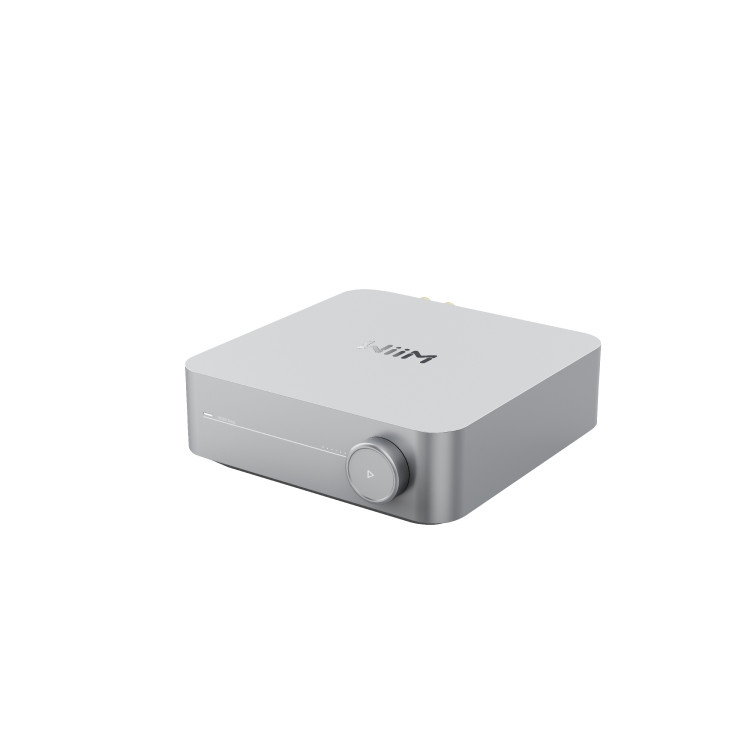 WiiM Amp versterker (incl. stem-afstandbediening) - Zilver