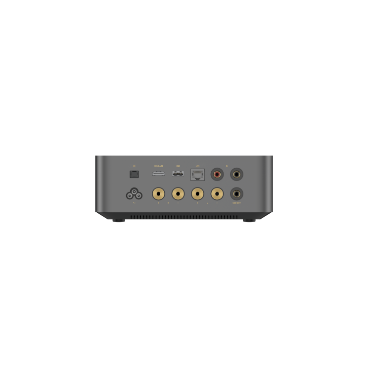 WiiM Amp Ultra, streaming amplifier (incl Voice Remote) - Space grey WiiM Amp Ultra, streaming amplifier (incl Voice Remote) - Space grey