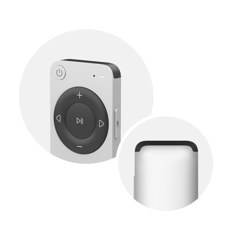 WiiM Voice Remote 2, afstandsbediening - Aluminium