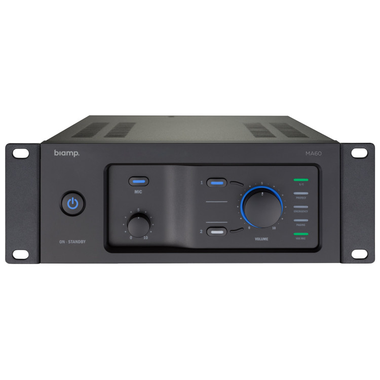 Biamp MA60 (70 - 100 volt) 60W mixing amplifier