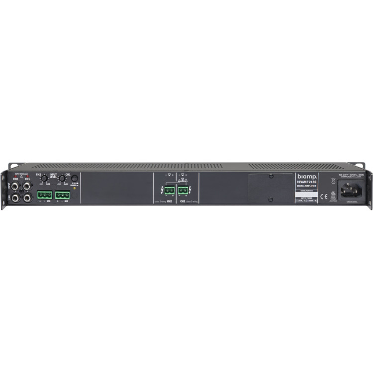 Biamp REVAMP2150 - 2 channel class D amplifier 2 x 150 watts @ 4 ohms Biamp REVAMP2150 - 2 channel class D amplifier 2 x 150 watts @ 4 ohms