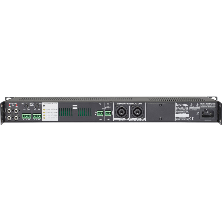 Biamp REVAMP2250 - 2 channel class D amplifier 2 x 250 watts @ 4 ohms Biamp REVAMP2250 - 2 channel class D amplifier 2 x 250 watts @ 4 ohms