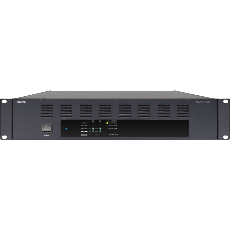 Biamp REVAMP2600 - 2 channel class H amplifier 2 x 840 watts @ 4 ohms Biamp REVAMP2600 - 2 channel class H amplifier 2 x 840 watts @ 4 ohms