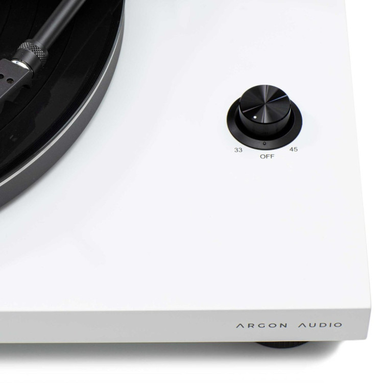 Argon Audio TT-3 Turntable - White Argon Audio TT-3 Turntable - White