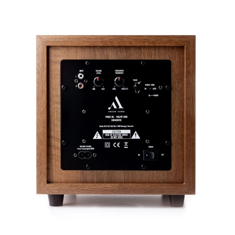 Argon Audio MALMÖ SUB 6 - Walnoot Argon Audio MALMÖ SUB 6 - Walnoot