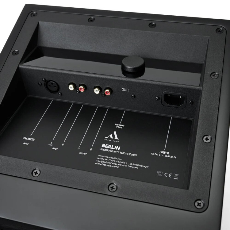 Argon Audio Berlin SUB 10 - Mat zwart Argon Audio Berlin SUB 10 - Mat zwart
