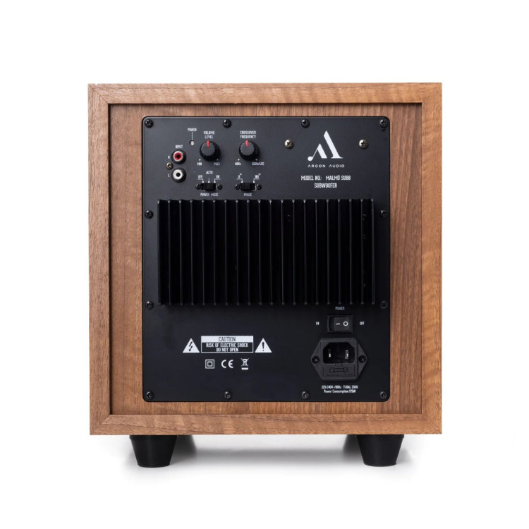 Argon Audio MALMÖ SUB 8 - Walnoot
