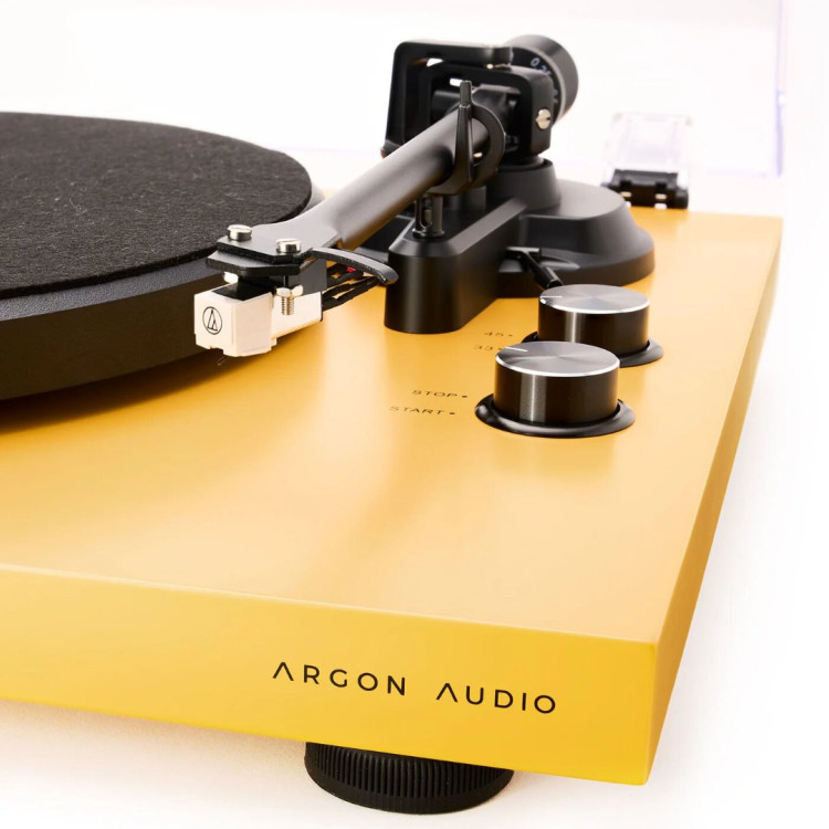 Argon Audio TT MK2 Turntable - Electric Amber (Yellow)