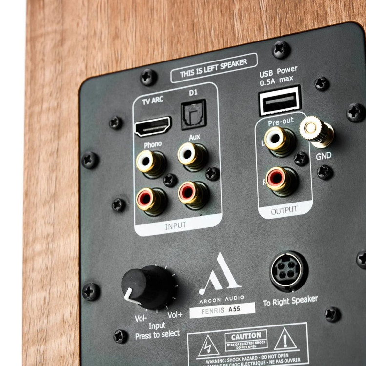 Argon Audio Fenris A55 (per paar) - Walnoot