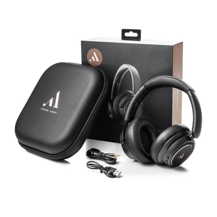 Argon Audio Quiet Storm Over-ear Hoofdtelefoon - Zwart Argon Audio Quiet Storm Over-ear Hoofdtelefoon - Zwart