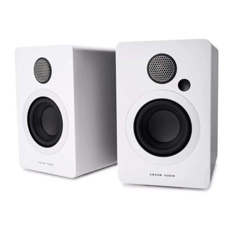 Argon Audio STUDIE 3 Desktop Speakers - Wit (per paar) Argon Audio STUDIE 3 Desktop Speakers - Wit (per paar)