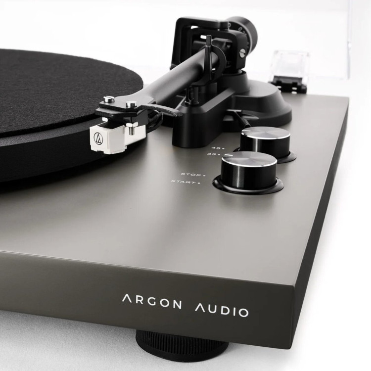 Argon Audio TT MK2 Platenspeler - Aarde grijs Argon Audio TT MK2 Platenspeler - Aarde grijs
