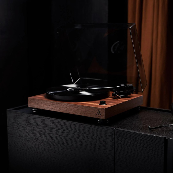 Argon Audio TT-4 Turntable - Mahogany Veneer