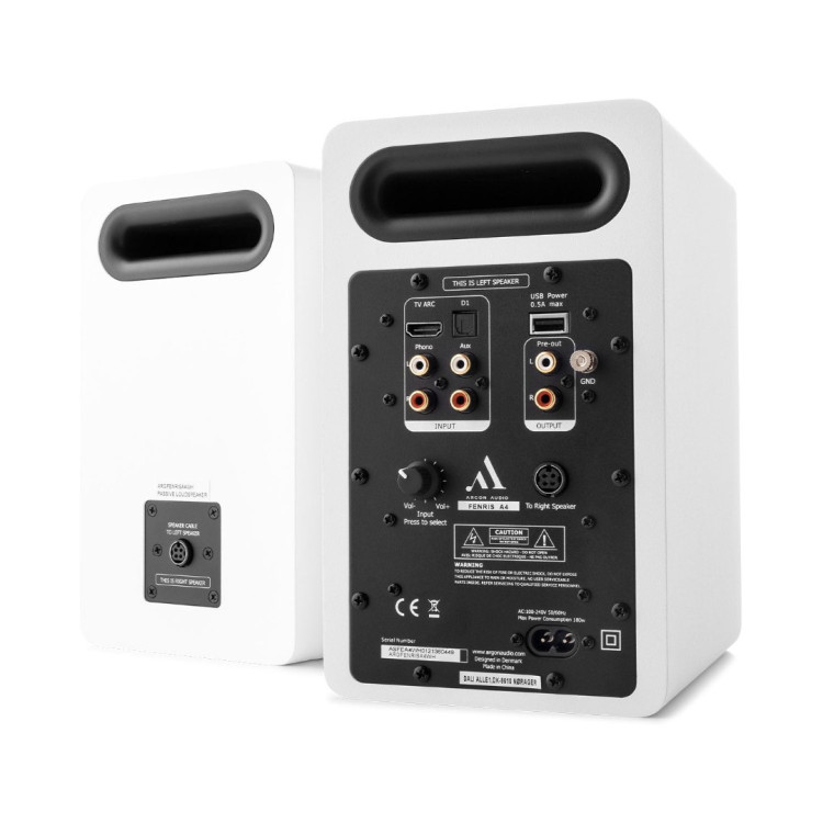 Argon Audio Fenris A4 (per paar) - Wit