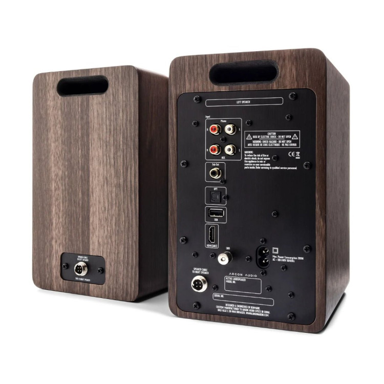 Argon Audio Forte A4 MK2 - Walnoot (per paar)