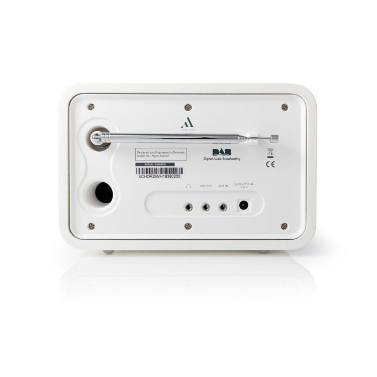 Argon Audio Radio 2I MK2 (Dab+/FM/Internet Radio/Bluetooth) - Wit Argon Audio Radio 2I MK2 (Dab+/FM/Internet Radio/Bluetooth) - Wit