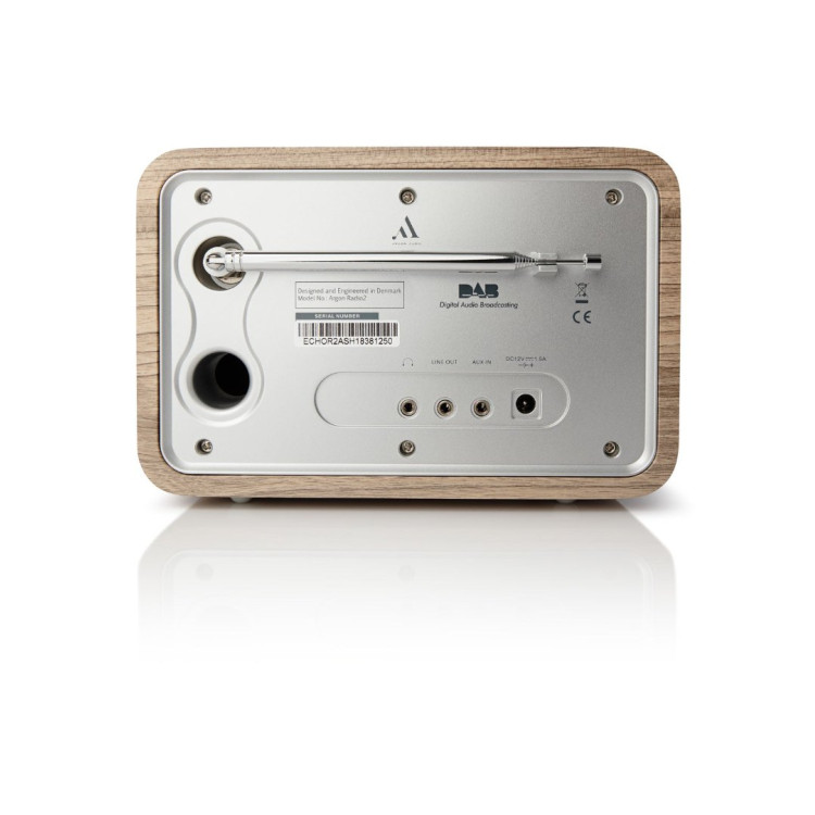 Argon Audio Radio 2 (Dab+/FM Radio/Bluetooth) - Licht Essenhout Argon Audio Radio 2 (Dab+/FM Radio/Bluetooth) - Licht Essenhout