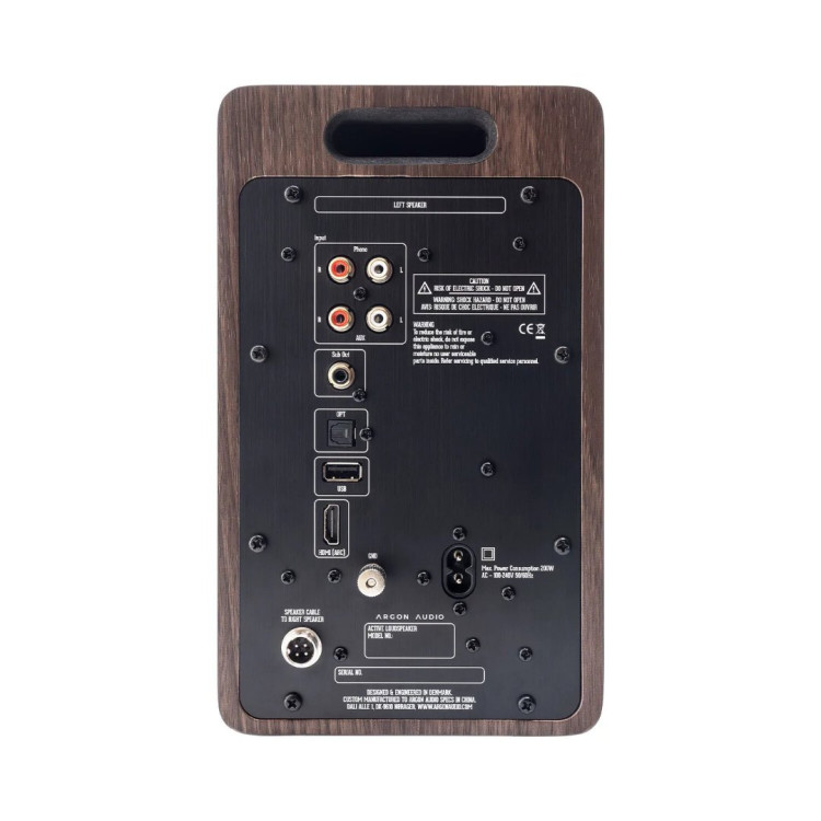 Argon Audio Forte A4 MK2 - Walnoot (per paar)