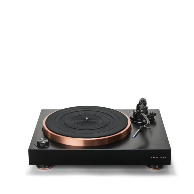 Argon Audio Aurora, Direct-Drive Platenspeler - Zwart (Matte Lak) Argon Audio Aurora, Direct-Drive Platenspeler - Zwart (Matte Lak)