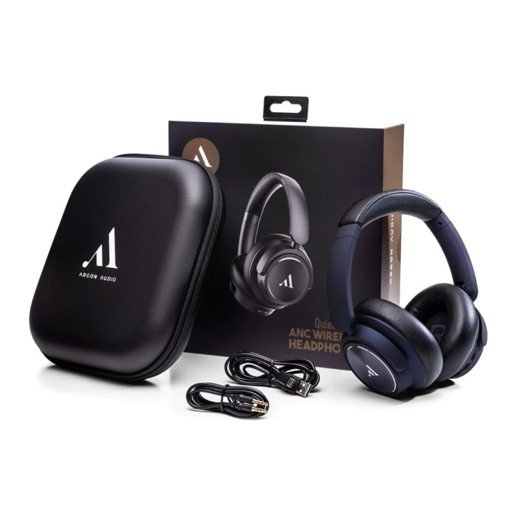 Argon Audio Quiet Storm Over-ear Hoofdtelefoon - Blauw Argon Audio Quiet Storm Over-ear Hoofdtelefoon - Blauw