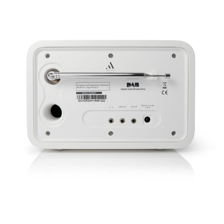 Argon Audio Radio 2 (Dab+/FM Radio/Bluetooth) - White Argon Audio Radio 2 (Dab+/FM Radio/Bluetooth) - White