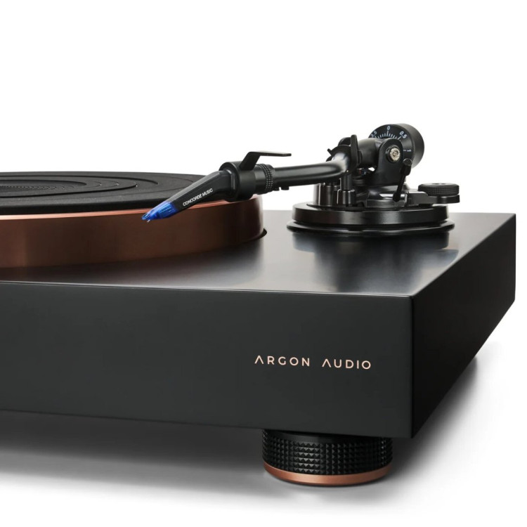 Argon Audio Aurora, Direct-Drive Platenspeler - Zwart (Matte Lak) Argon Audio Aurora, Direct-Drive Platenspeler - Zwart (Matte Lak)