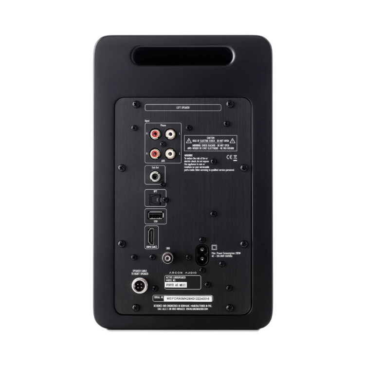 Argon Audio Forte A5 MK2 - Black (Per Pair)