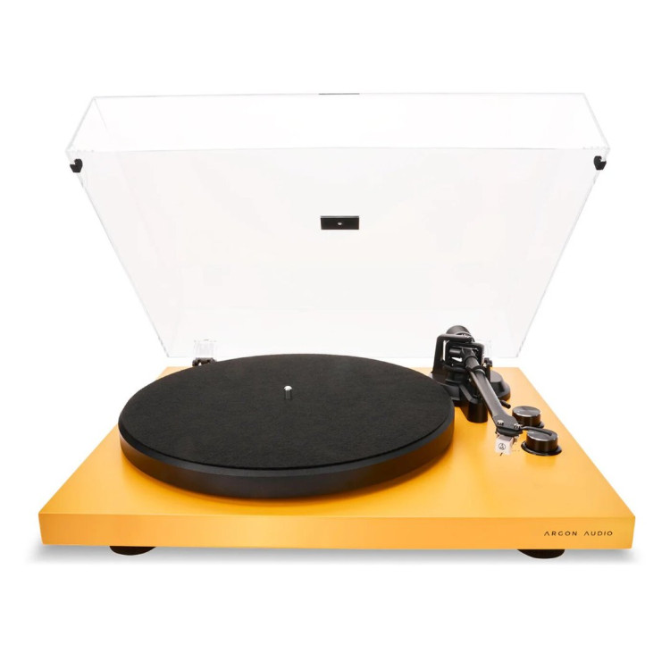 Argon Audio TT MK2 Turntable - Electric Amber (Yellow)