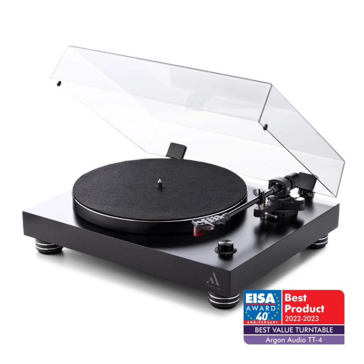Argon Audio TT-4 Platenspeler - Zwart