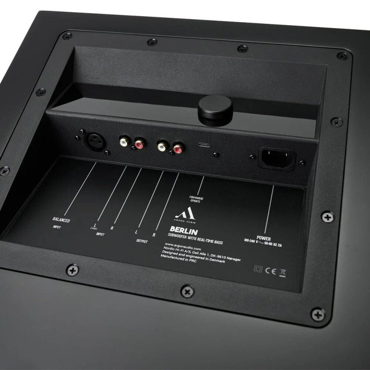 Argon Audio Berlin SUB 12 - Mat zwart Argon Audio Berlin SUB 12 - Mat zwart