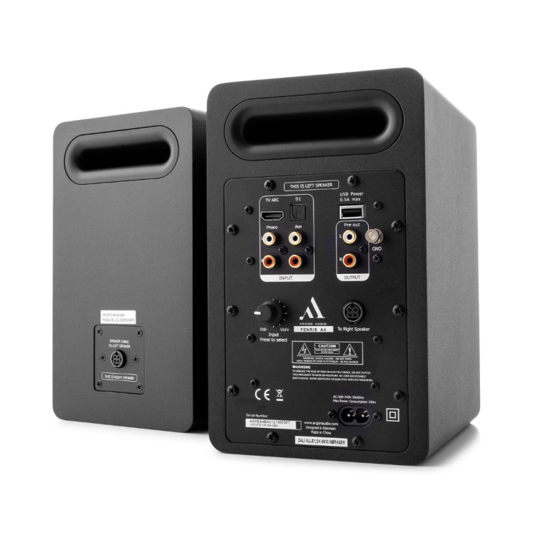 Argon Audio Fenris A4 (Per Pair) - Black