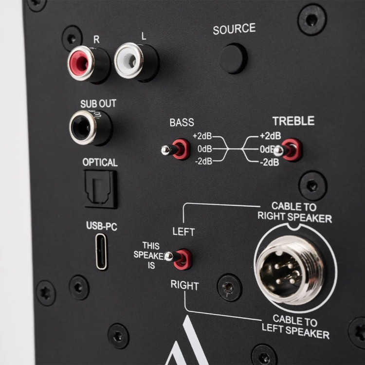 Argon Audio STUDIE 3 Desktop Speakers - Wit (per paar) Argon Audio STUDIE 3 Desktop Speakers - Wit (per paar)