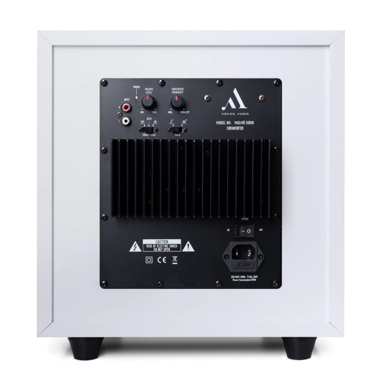 Argon Audio MALMÖ SUB 10 - Wit Argon Audio MALMÖ SUB 10 - Wit