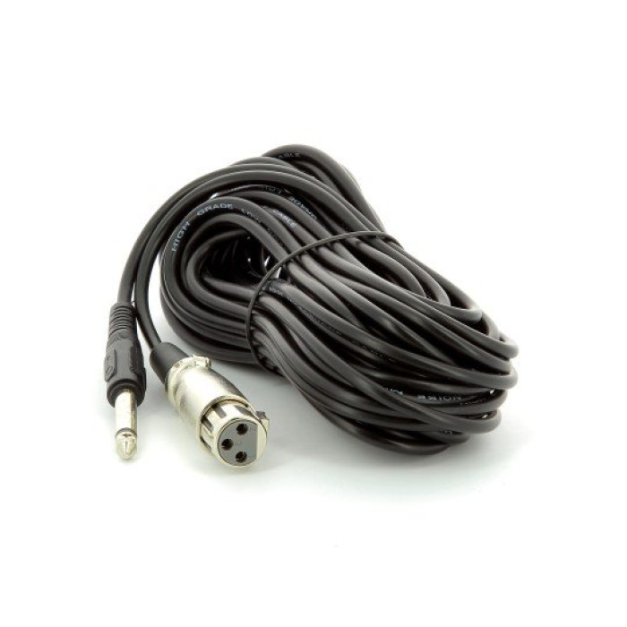 ArtSound MIC-621A - Omroepmicrofoon inclusief noodbatterij en 6M XLR-kabel