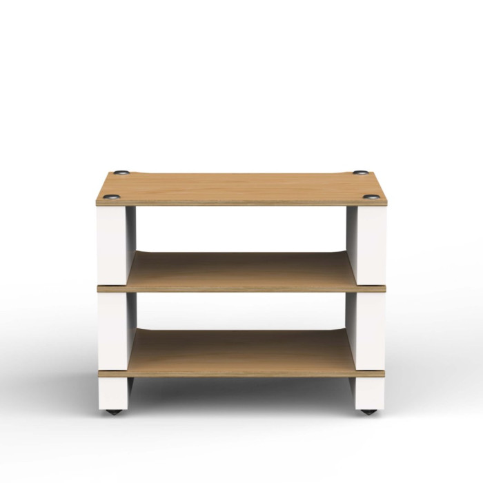 Blok Stax 2G 3-Shelf Collection - Natural Ash Plywood/Satin White