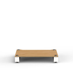 Blok Stax 2G Base Shelf - Natural Ash Plywood/Satin White