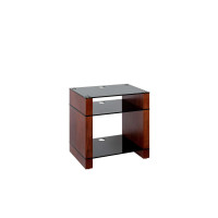 Blok STAX 600X - Walnut / Black glass