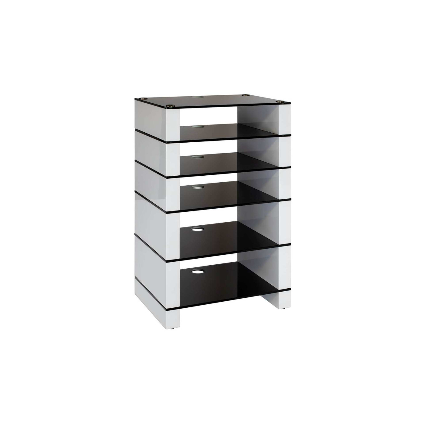 Blok STAX 960 - White Gloss / Black glass | Hi-Fi+ Benelux