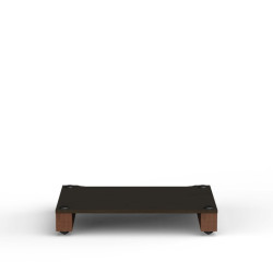 Blok Stax 2G Base Shelf - Black Ash Plywood/Walnut
