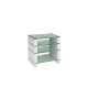 Blok STAX 600 - White Gloss / Etched glass