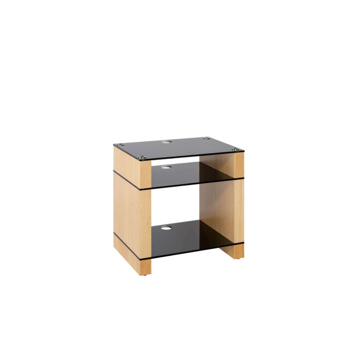 Blok STAX 600X - Natural Oak / Black glass