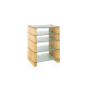 Blok STAX 810 - Natural Oak / Etched glass