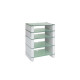 Blok STAX 810 - White Gloss / Etched glass