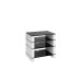 Blok STAX 600 - White Gloss / Black glass