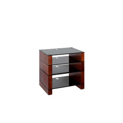 Blok STAX 600 - Walnut / Black glass